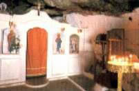 chapel in Milatos cave
